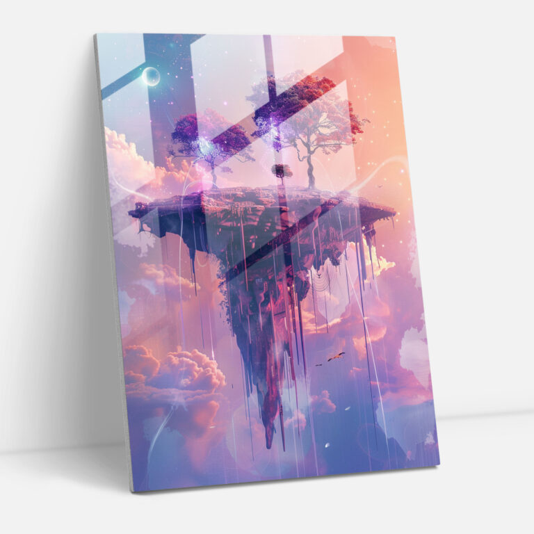 Futurism Glass Print - Futurism, Modern Art, Home Decoration, Glass Wall Art