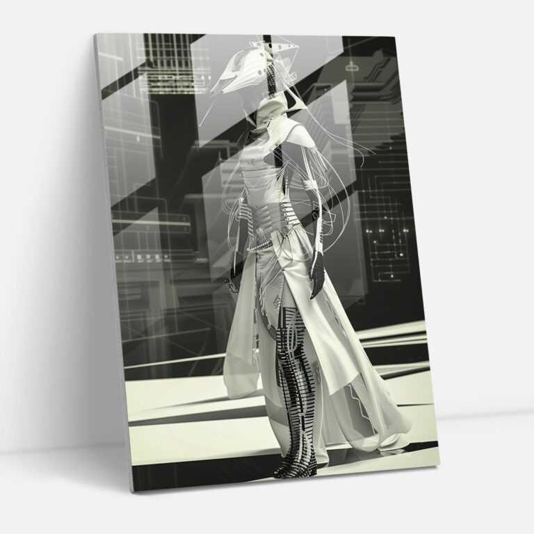 Futurism Glass Wall Art - Fashion Forward - Futurism, Glass Wall Art, Futurism Art Style, Wall Decoration