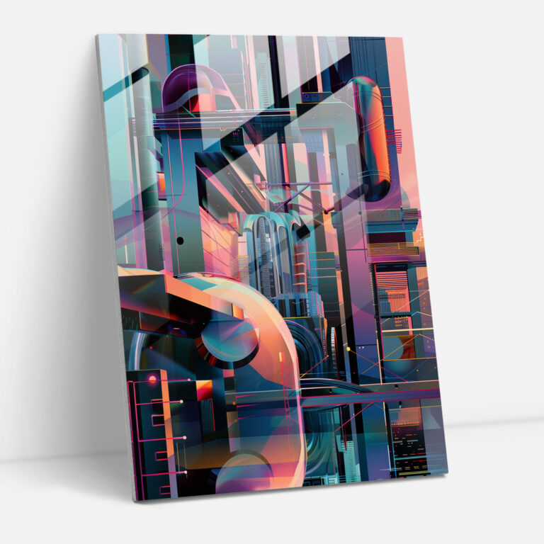 Futurism Glass Print Wall Art - Futurism, Glass Art, Modern Art, Glass Print