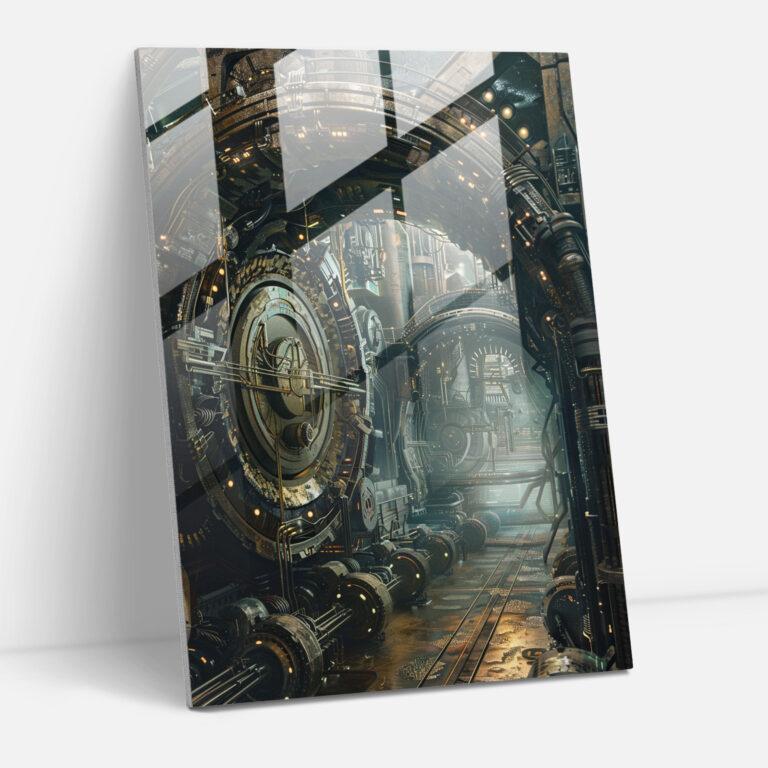Futurism Wall Decoration Glass Print - Futurism, Home Decoration, Glass Print, Modern Art