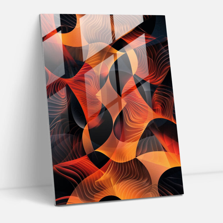 Futurism Glass Wall Art - Futurism, Glass Wall Art, Home Decoration, Futurism Art Style