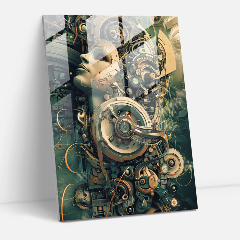 Futurism Modern Art - Futurism, Futurism Art Style, Glass Print, Modern Art