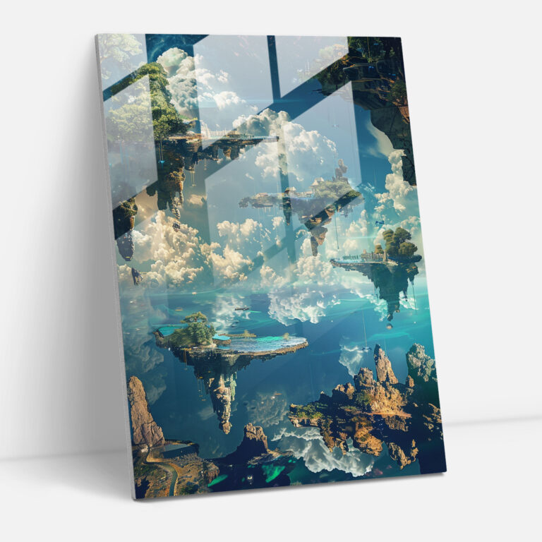 Futurism Glass Wall Art - Futurism, Home Decoration, Glass Art, Glass Wall Art