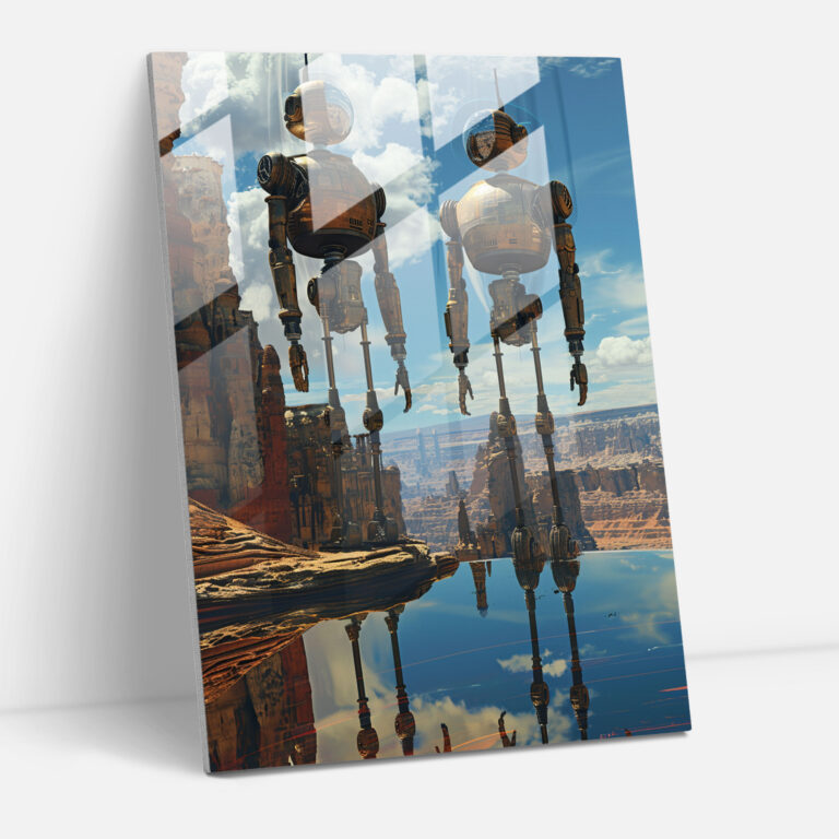 Futurism Art Style Glass Wall Art - Futurism, Modern Art, Wall Decoration, Glass Wall Art