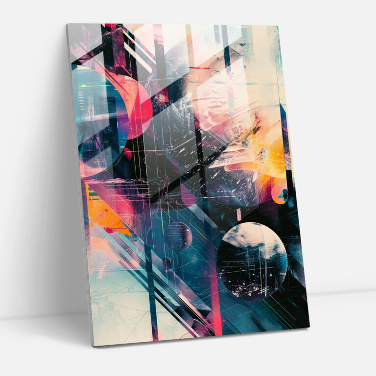 Futurism Art Style Glass Print - Futurism, Futurism Art Style, Modern Art, Home Decoration
