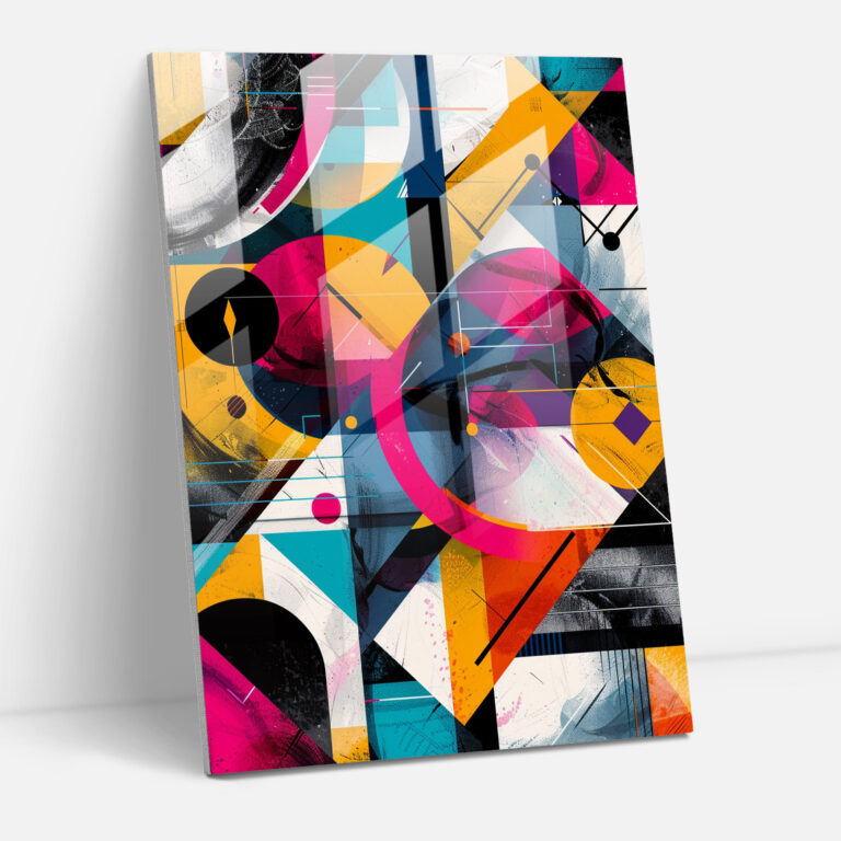 Futurism Glass Print - Futurism, Modern Art, Futurism Art Style, Home Decoration