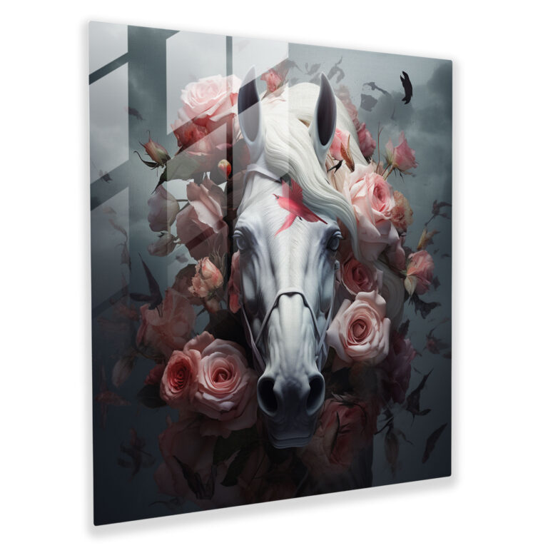 Godfather Surreal Glass Print - Godfather, Glass Print, Surrealism, Power