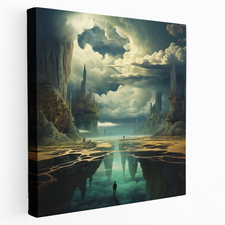 Godfather Surreal Digital Art Canvas Print - Godfather, Canvas Wall Art, Home Decoration, Canvas