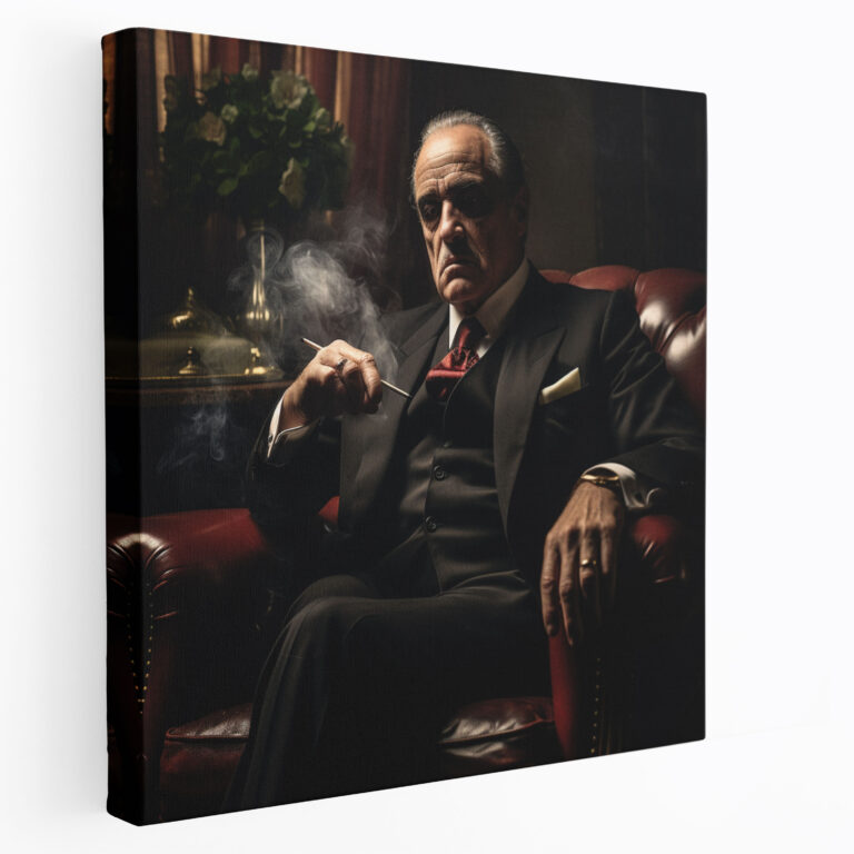 Godfather Canvas Print - Dramatic Photography - Godfather, Wall Decoration, Canvas, Canvas Wall Art
