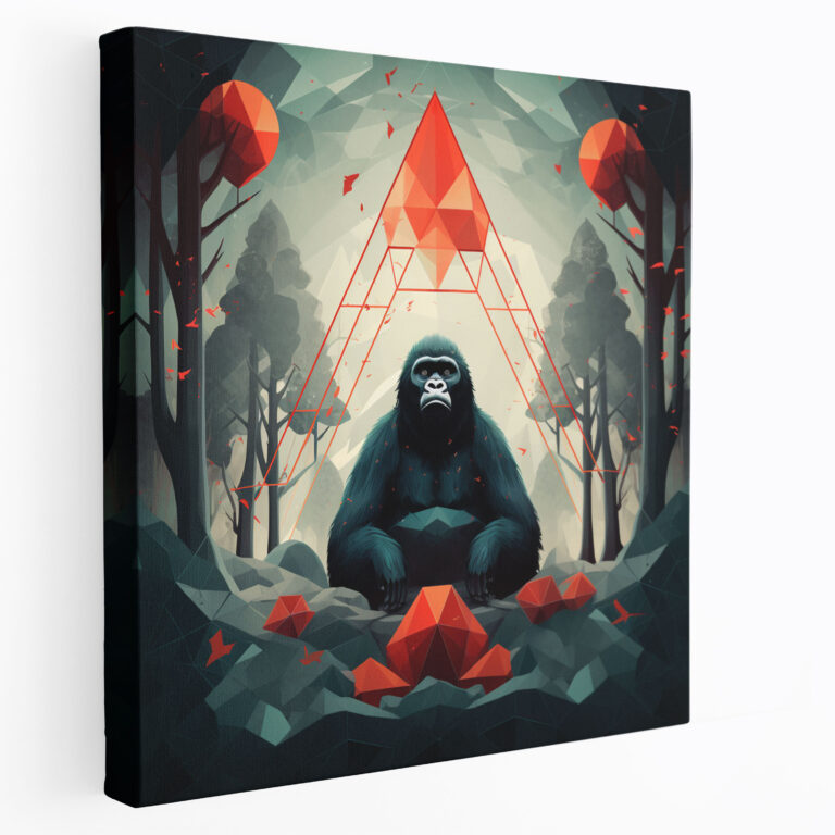 Gorilla Wall Art - Gorilla, Canvas Wall Art, Wall Art, Home Decoration