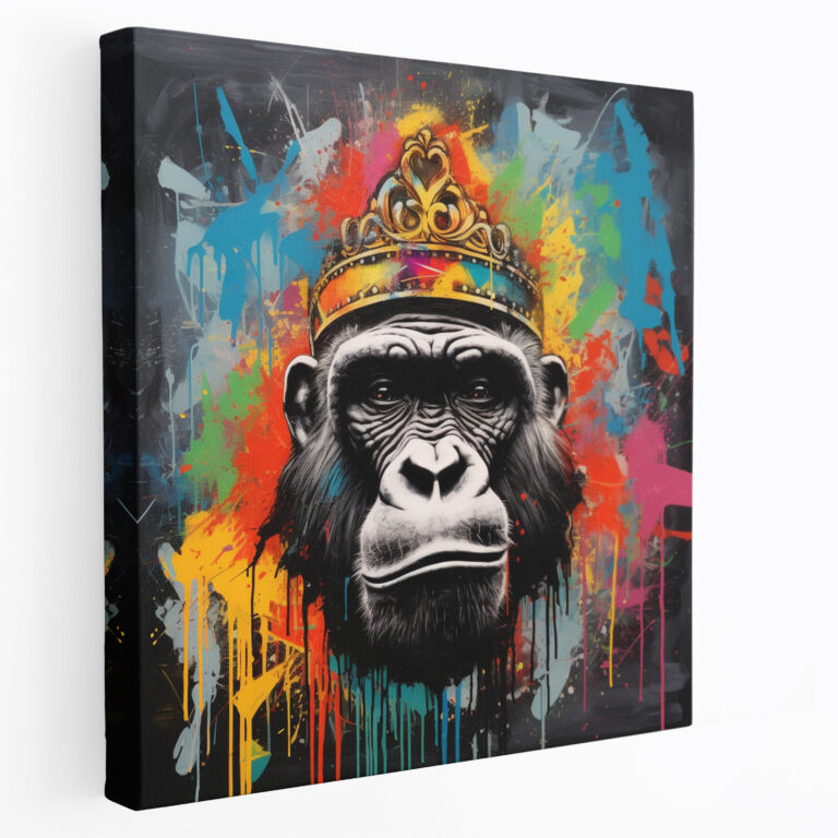 Gorilla Wall Art - Gorilla, Wall Decoration, Urban Style, Home Decoration
