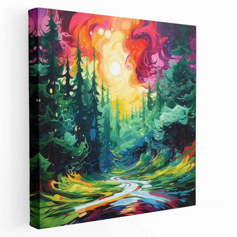 Green Pine Canvas Print - Green Pine, Home Decoration, Canvas Print, Canvas Wall Art