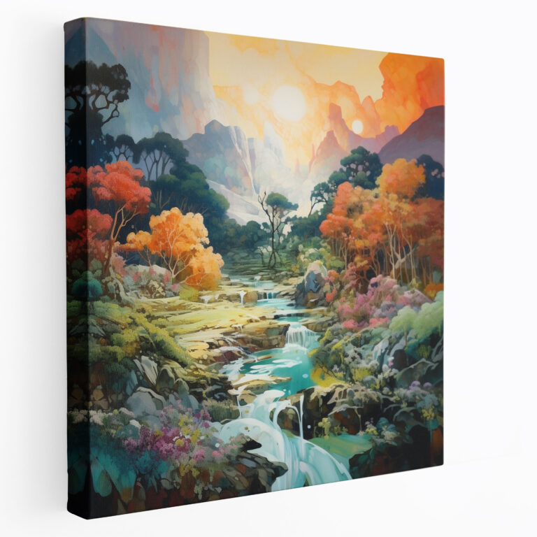 Hermes Canvas Print - Impressionist Landscape Wall Art - Hermes, Wall Art, Home Decoration, Canvas