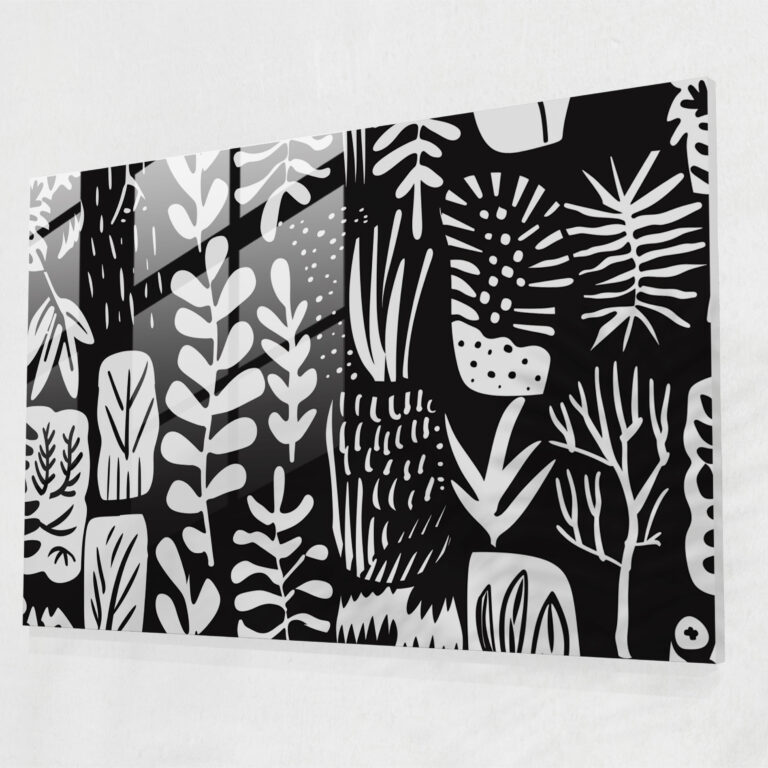 Henri Matisse Glass Wall Art: Minimalist Patterns - Henri Matisse, Wall Decoration, Minimalist, Glass Wall Art