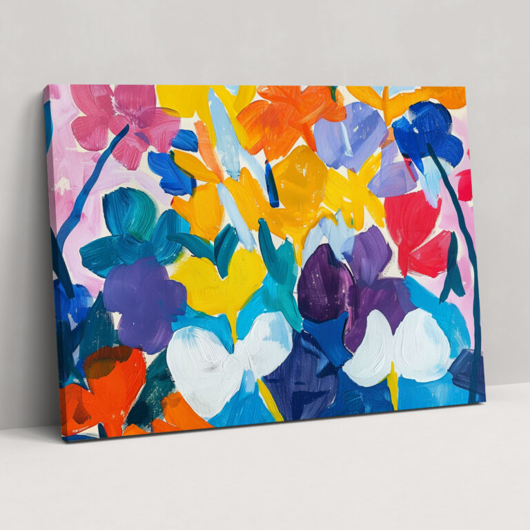 Henri Matisse Floral Canvas Print - Henri Matisse, Vibrant Colors, Henri Matisse, Canvas