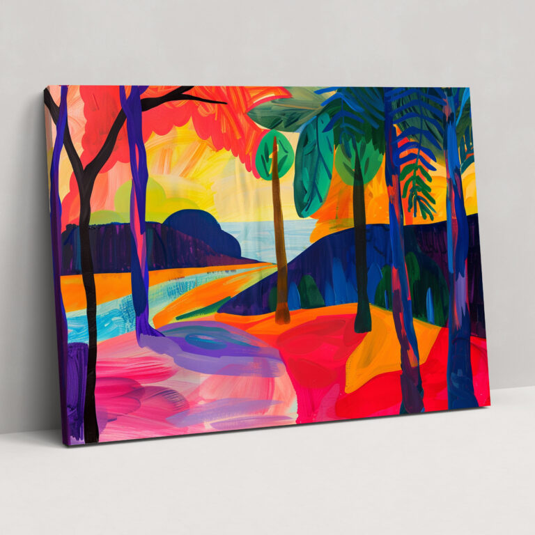 Henri Matisse Bold Landscape Canvas Print - Henri Matisse, Henri Matisse, Wall Art, Home Decoration