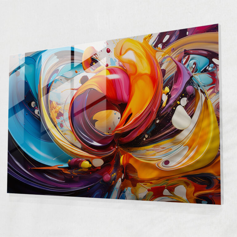 Hypnosis Glass Print - Hypnosis, Glass Art, Abstract Art, Glass Print