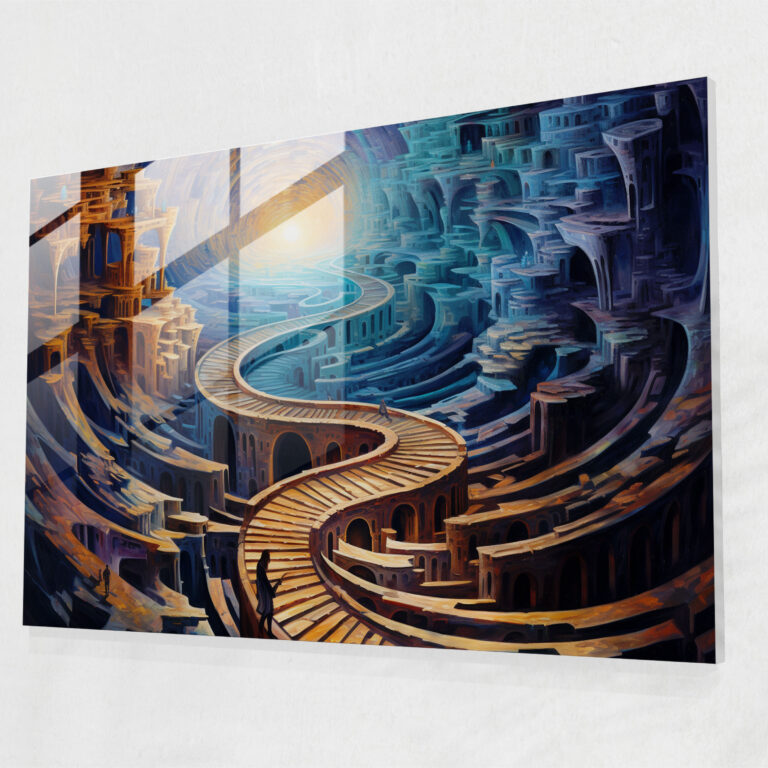 Hypnosis Wall Decoration - Hypnosis, Glass Art, Modern Art, Mesmerizing