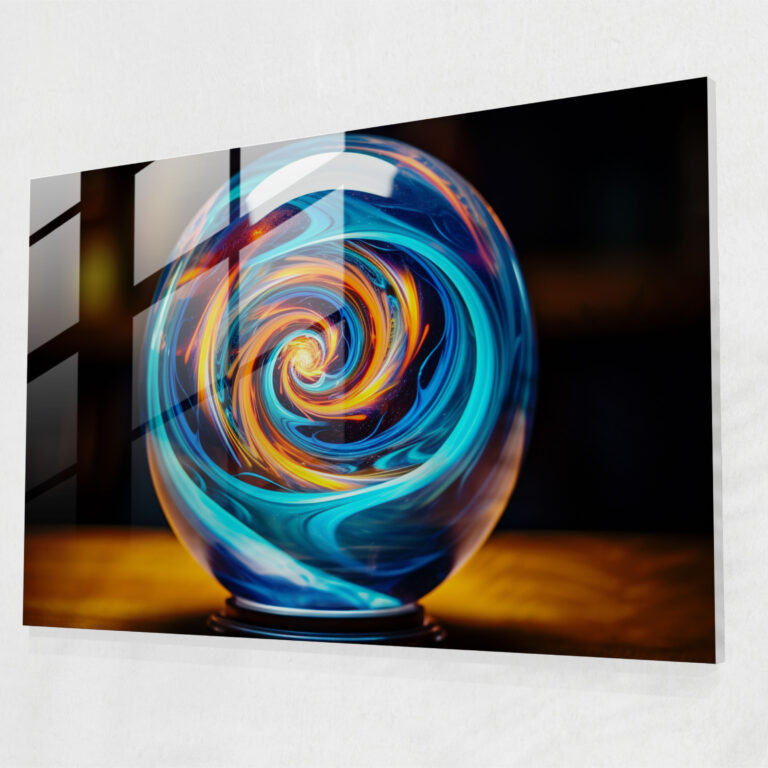 Hypnosis Glass Wall Art - Mind's Portal - Hypnosis, Hypnosis, Mesmerizing Allure, Modern Art