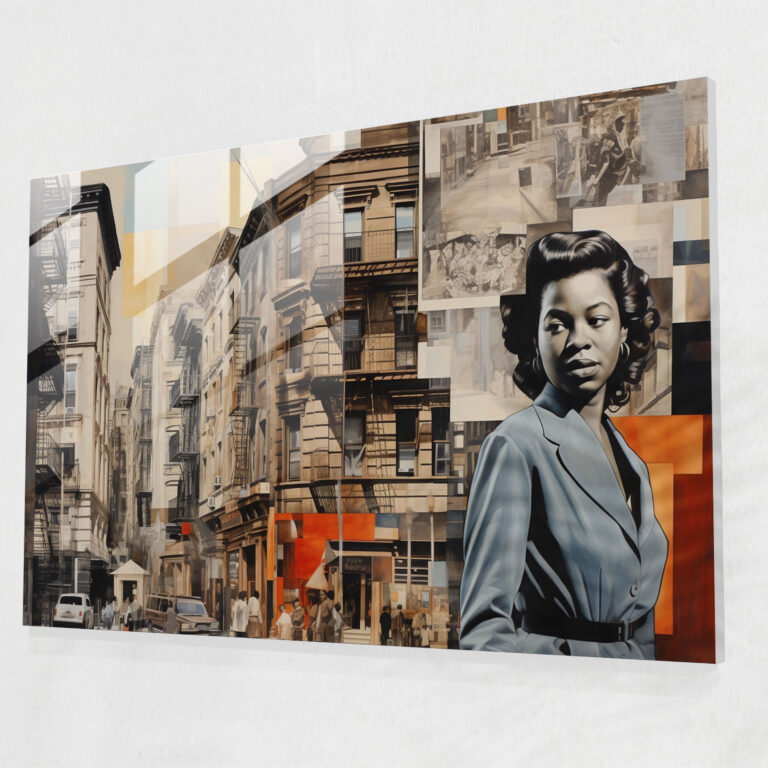 Harlem Glass Art - Harlem, Glass Print, Home Decoration, Glass Art