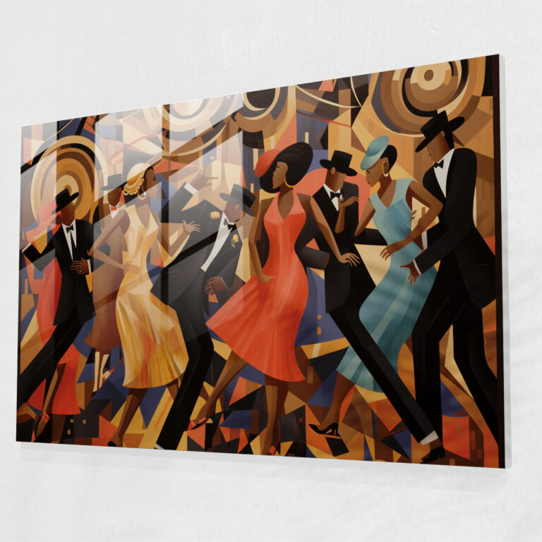 Harlem Glass Wall Art - Abstract Renaissance - Harlem, Wall Decoration, 1920S, Artistic Movement