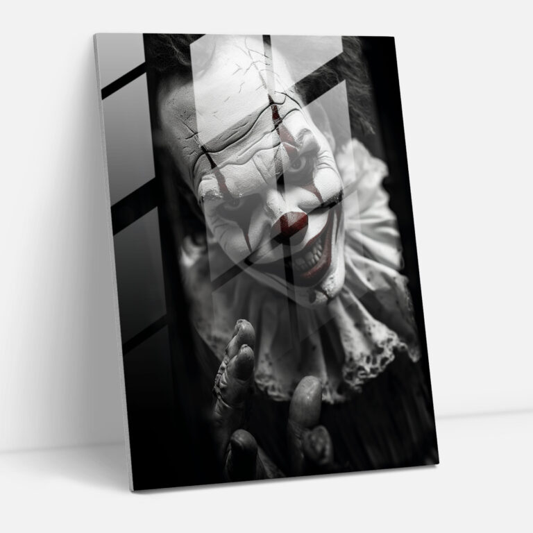 Sinister Glass Wall Art - Horror, Modern Art, Home Decoration, Glass Wall Art