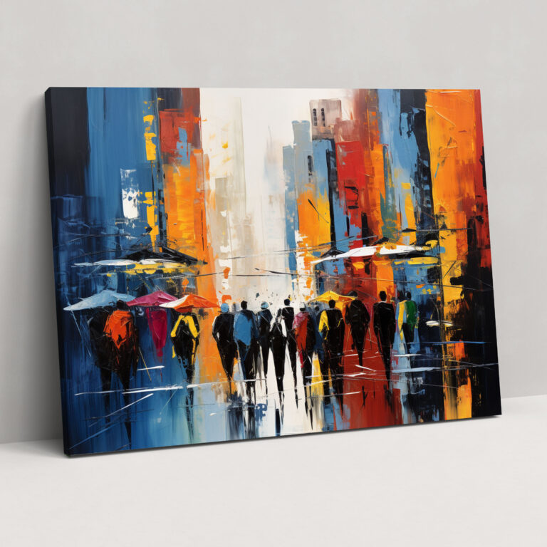 Harlem Abstract Canvas Print - Harlem, Wall Art, Canvas Wall Art, Harlem