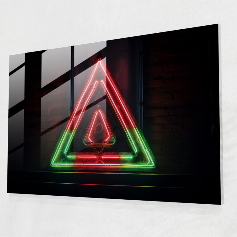 Illuminati Glass Print - Illuminati, Wall Decoration, Modern Art, Glass Print