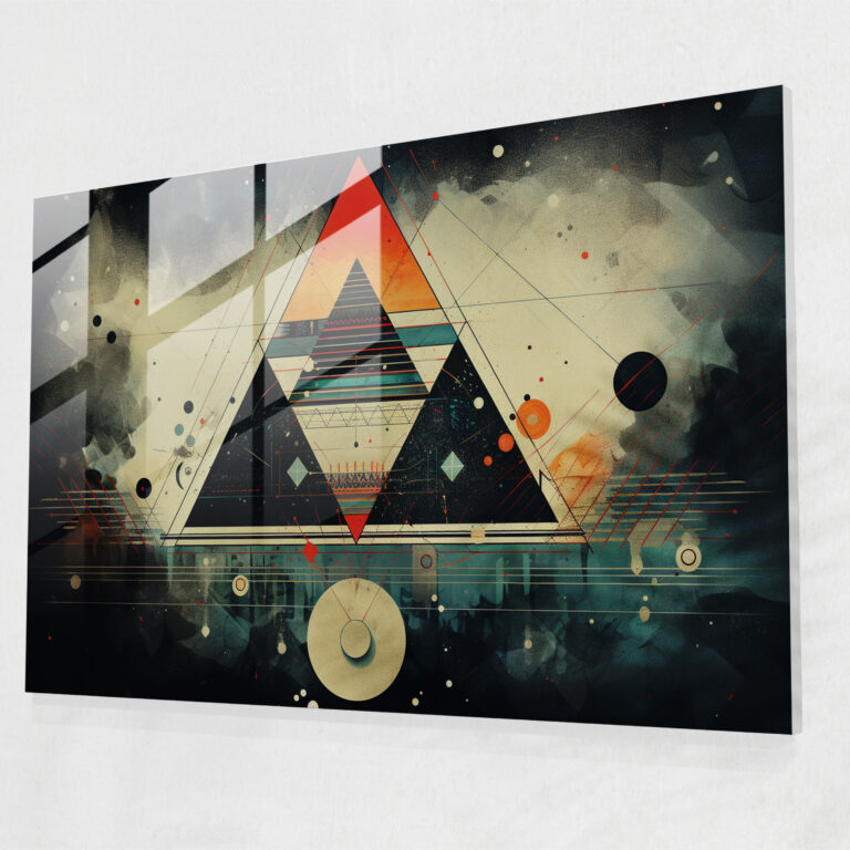Illuminati Glass Print - Illuminati, Mysterious Symbols, Glass Wall Art, Glass Print