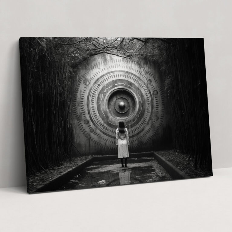 Esotericism Wall Art: Enigmatic Symbol - Illuminati, Esotericism, Deep Esoteric Meaning, Wall Art