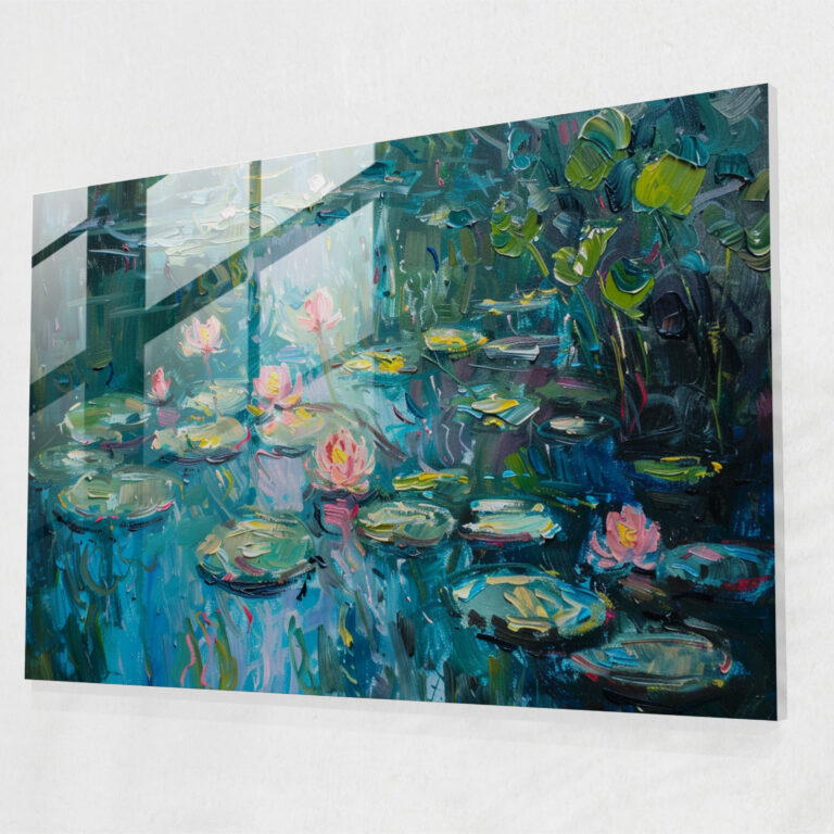 Water Lilies Pond Home Decoration - Impressionism, Wall Decoration, Impressionism, Home Decoration