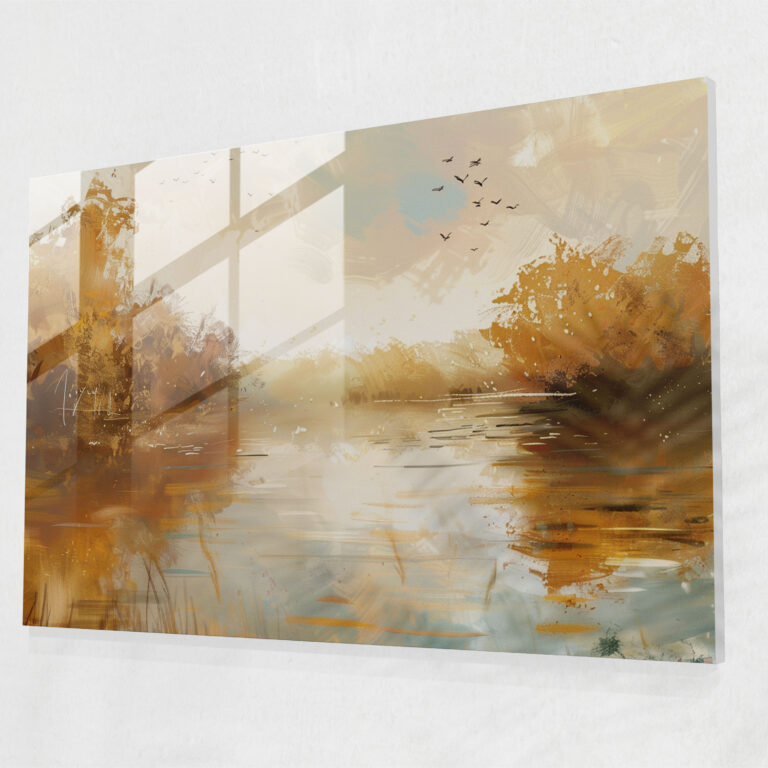 Impressionism Landscape Wall Decoration - Impressionism, Home Decoration, Nature, Glass Print
