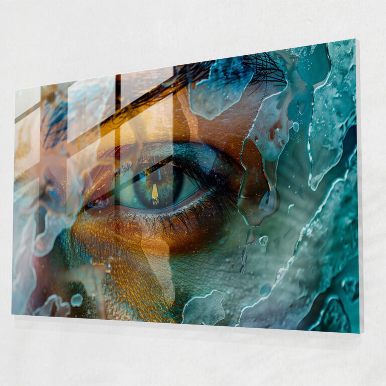 Impressionism Portrait Glass Wall Art - Impressionism, Glass Print, Home Decoration, Impressionism