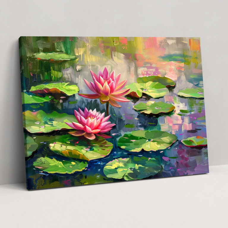 Water Lilies Impressionism Wall Decoration - Impressionism, Home Decoration, Wall Art, Impressionism