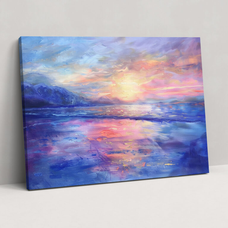 Sunset Impressions Wall Art - Impressionism, Sunset, Wall Art, Canvas
