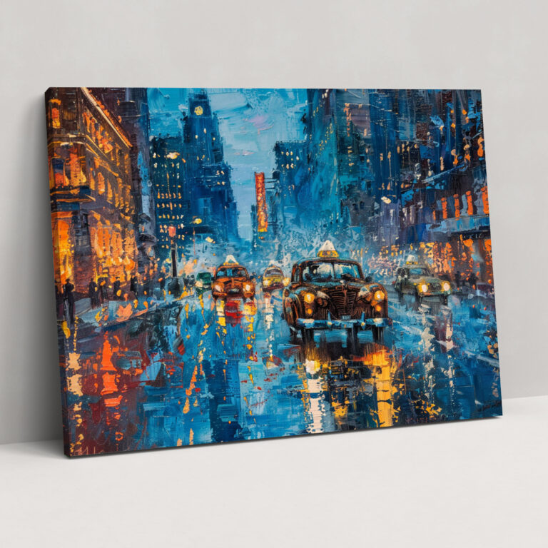 Impressionism Vintage Cityscape Wall Decoration - Impressionism, Wall Art, Impressionism, Wall Decoration