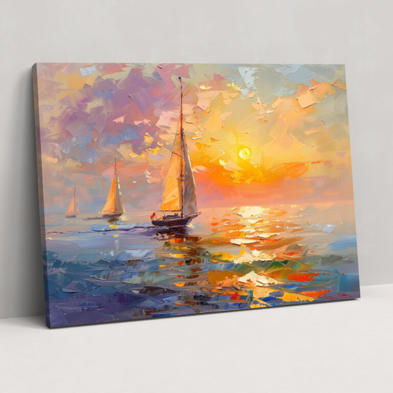 Impressionism Wall Art - Impressionism, Home Decoration, Seascape, Canvas Print