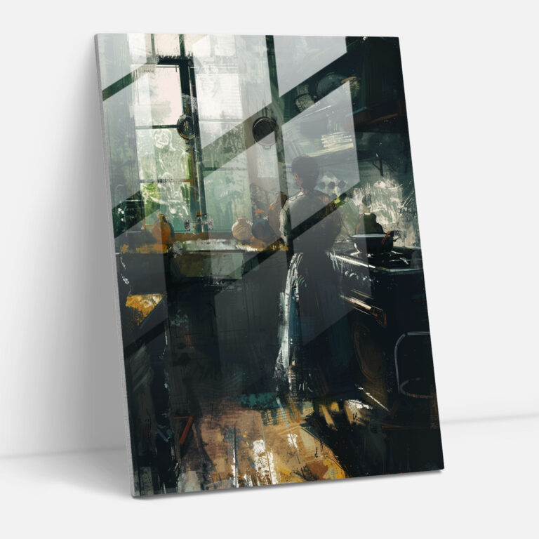 Johannes Vermeer Glass Wall Art Home Decoration - Johannes Vermeer, Glass Wall Art, Modern Art, Home Decoration