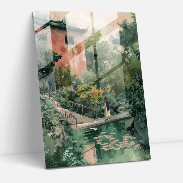 Johannes Vermeer Glass Wall Art Home Decoration - Johannes Vermeer, Glass Wall Art, Home Decoration, Glass Art