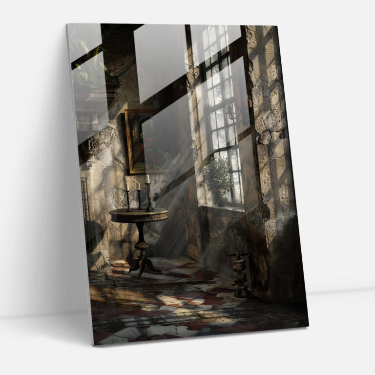 Delicate Beauty Glass Print - Johannes Vermeer, Wall Decoration, Glass Print, Johannes Vermeer