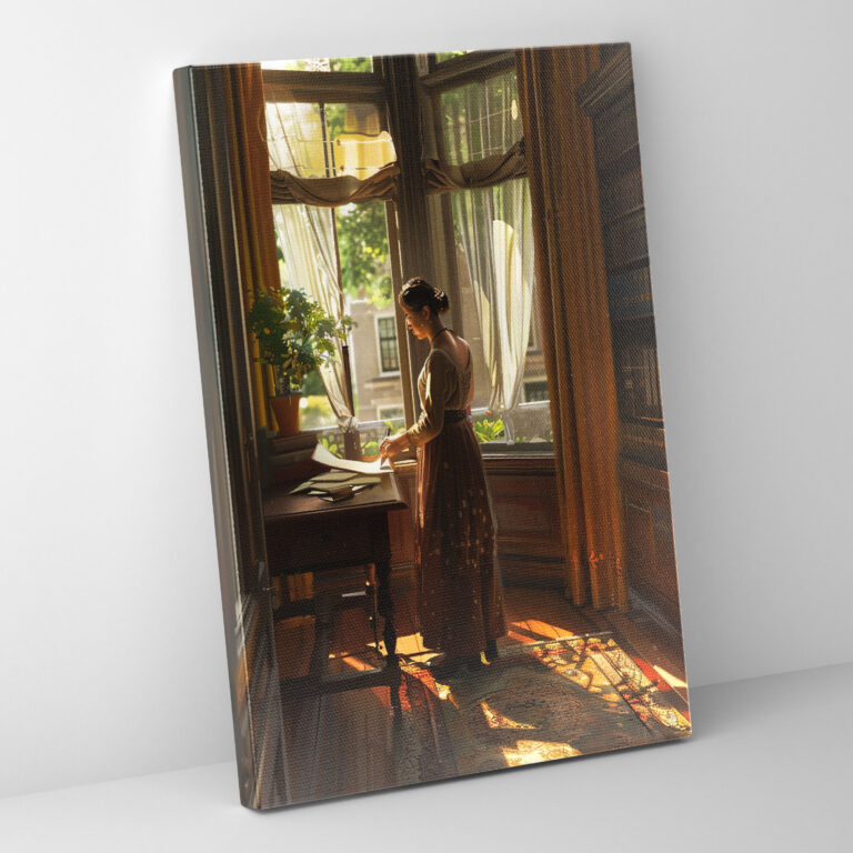 Johannes Vermeer Wall Art - Johannes Vermeer, Wall Art, Canvas, Wall Decoration