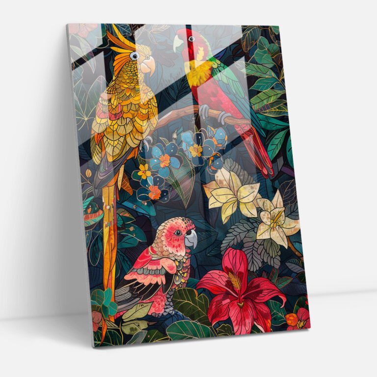 Frida Kahlo Style Home Decoration - Frida Kahlo Eserleri, Home Decoration, Glass Art, Glass Print