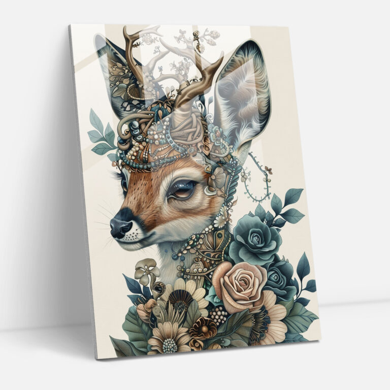 Frida Kahlo Style Home Decoration - Frida Kahlo Eserleri, Whimsical, Animal Portrait, Personality