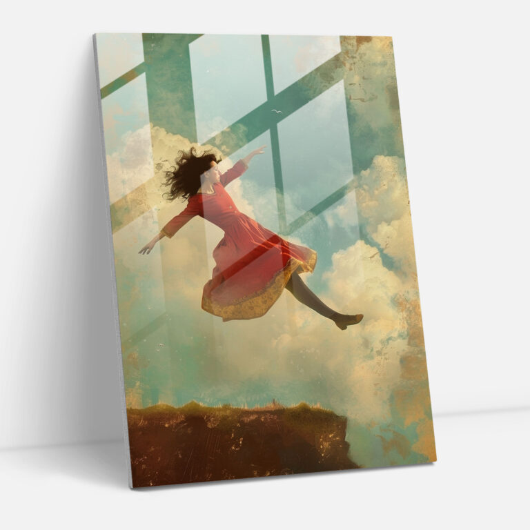 Frida Kahlo Style Glass Wall Art - Frida Kahlo Eserleri, Glass Wall Art, Wall Decoration, Modern Art