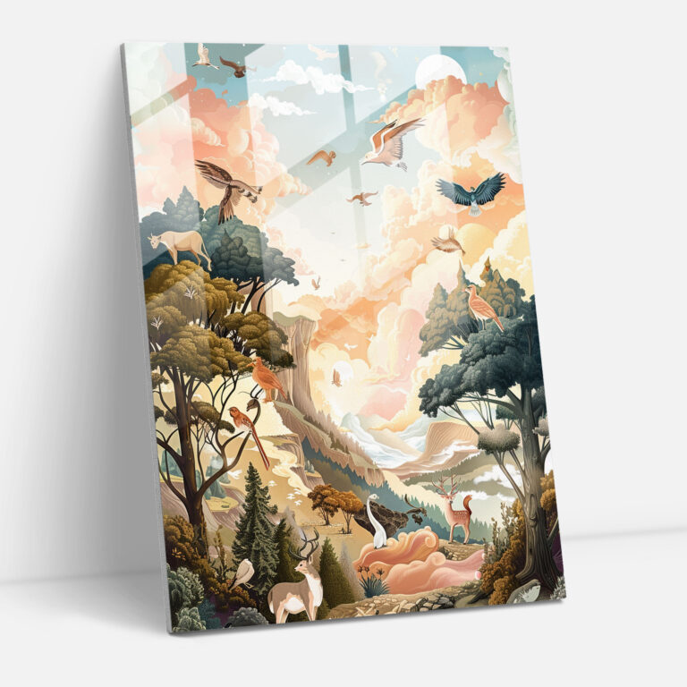 Frida Kahlo Style Home Decoration - Frida Kahlo Eserleri, Wall Decoration, Surreal Landscape, Dreamy Vibes