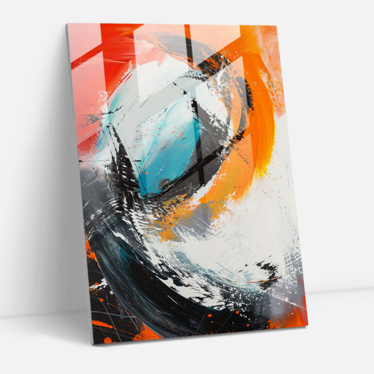 Frida Kahlo Style Wall Decoration - Frida Kahlo Eserleri, Glass Art, Glass Wall Art, Abstract Composition