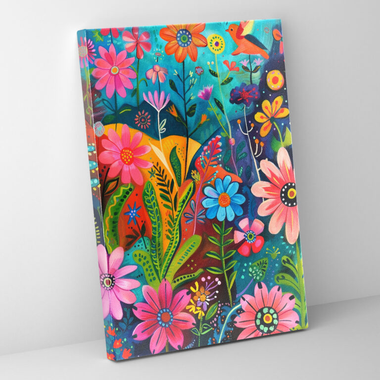 Frida Kahlo Style Wall Decoration - Frida Kahlo, Home Decoration, Canvas, Frida Kahlo Style