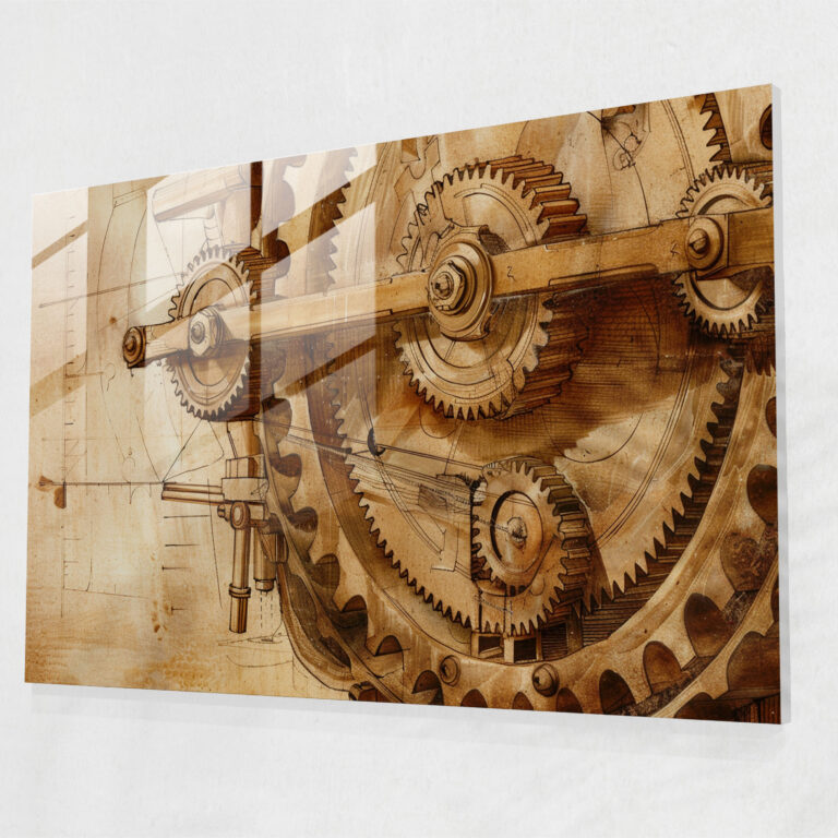 Leonardo Da Vinci Glass Art - Leonardo Da Vinci, Modern Art, Wall Decoration, Leonardo Da Vinci