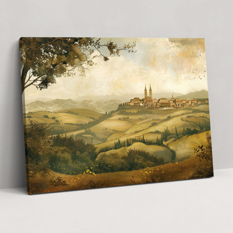 Renaissance Landscape By Leonardo Da Vinci Wall Art - Leonardo Da Vinci, Leonardo Da Vinci, Wall Art, Home Decoration