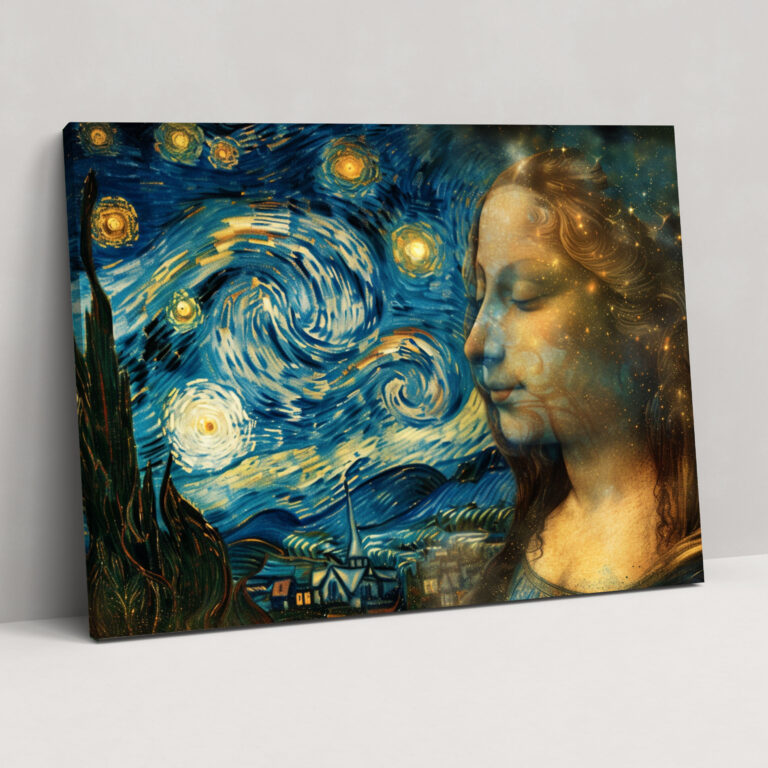 Celestial Painting Wall Art - Leonardo Da Vinci, Canvas Print, Wall Art, Leonardo Da Vinci